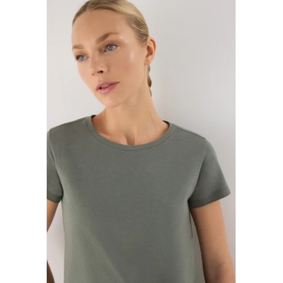 Camiseta algodón básica estilo deportivo