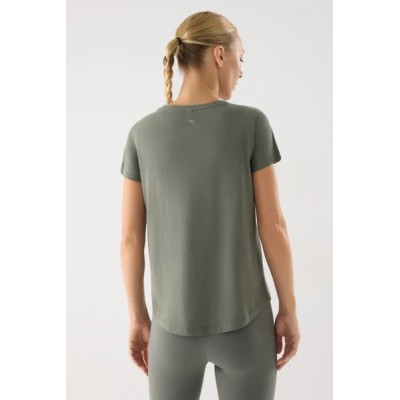 Camiseta algodón básica estilo deportivo