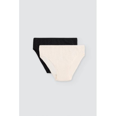 Pack de 2 bragas midi algodón
