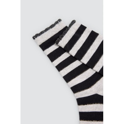Pack de 3 calcetines mujer de rayas