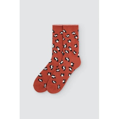 calcetines mujer sin puño animal print