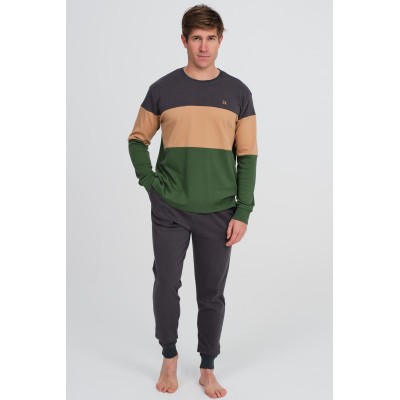 Pijama Largo Hombre Don algodon