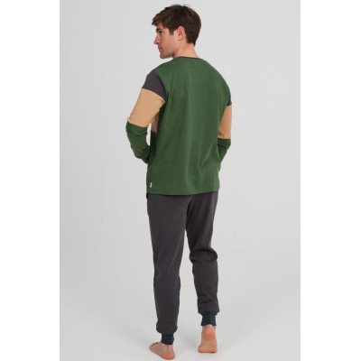 Pijama Largo Hombre Don algodon