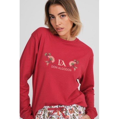 PIJAMA MUJER DON ALGODON