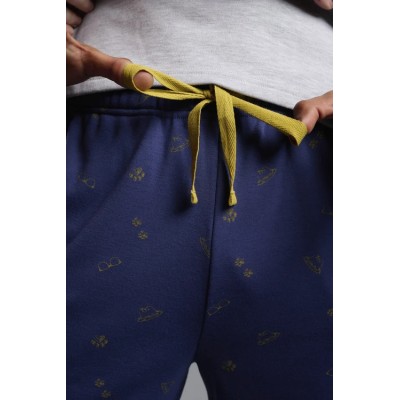 Pijama largo hombre afelpado