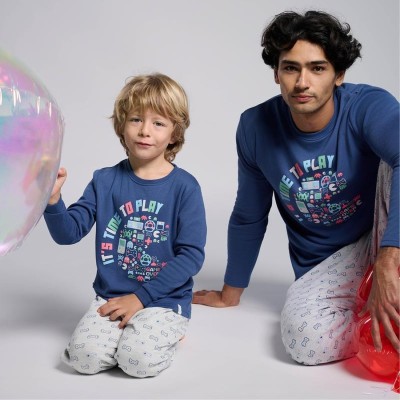 Pijama caballero algodon