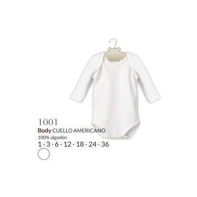 Body c/americano blanco Calamaro