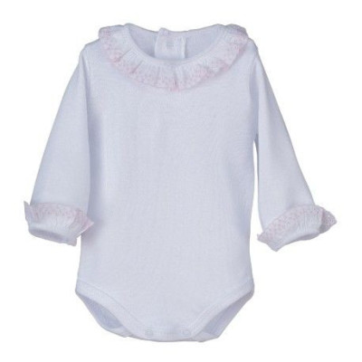 Body manga larga puntilla