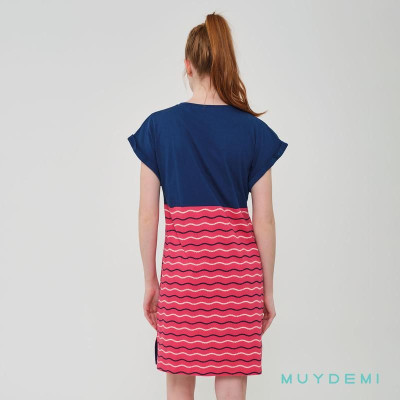 CAMISON MUJER VERANO MANGA CORTA ALGODON MUYDEMI